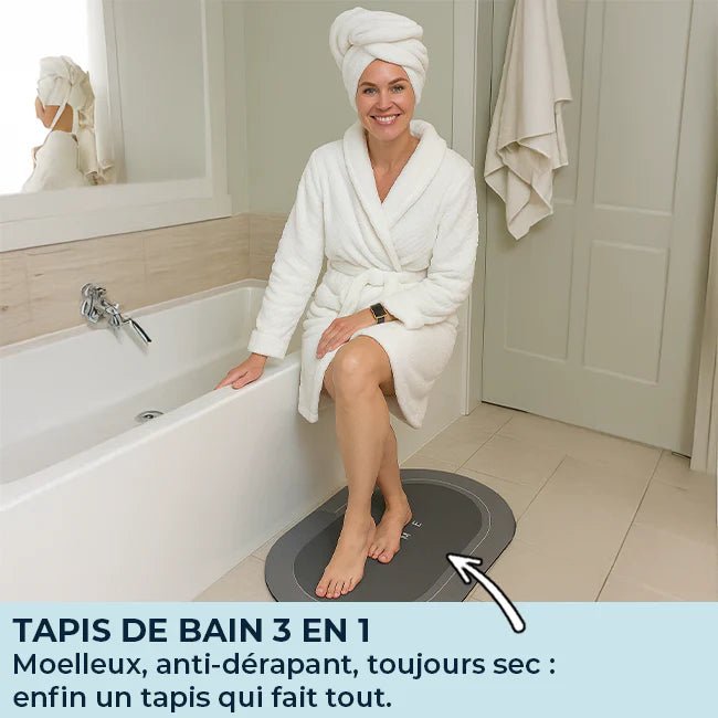 Absorbia - Tapis antidérapant ultra absorbant - Casoria